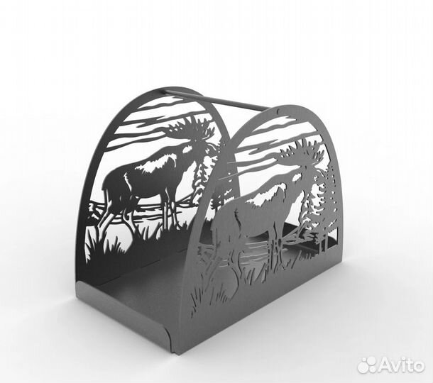 Костровая чаша из металла 