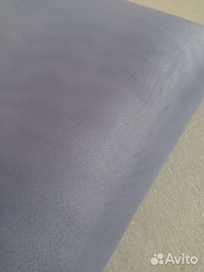 Органза (отрезы ткани) розового и голубого цветов