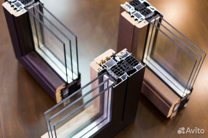 Алюмодеревянные окна