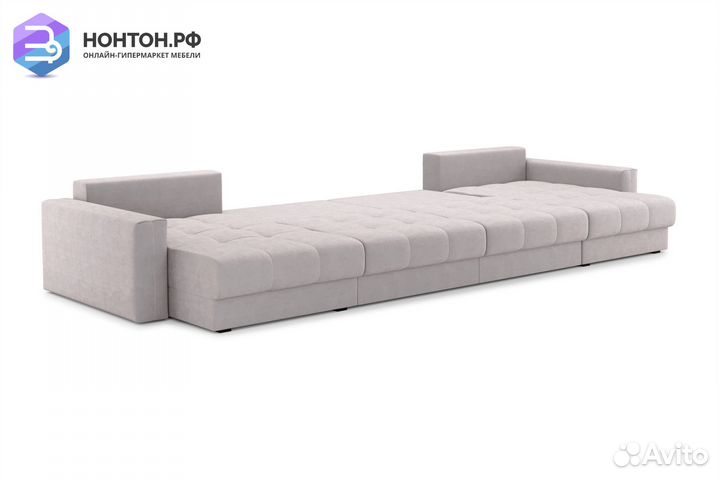 Диван п-образный тик-так Монарх М2О2 бежевый