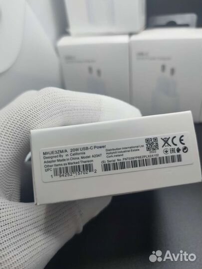 Быстрая зарядка для iPhone 20w+ кабель