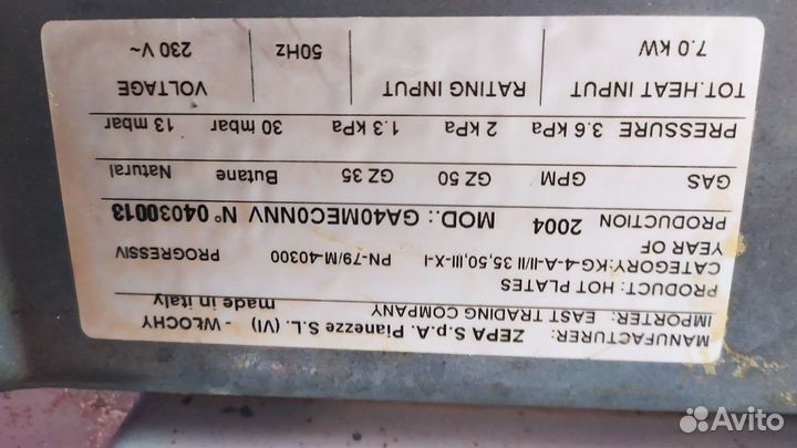 Газовая варочная панель 4 конфорки бу