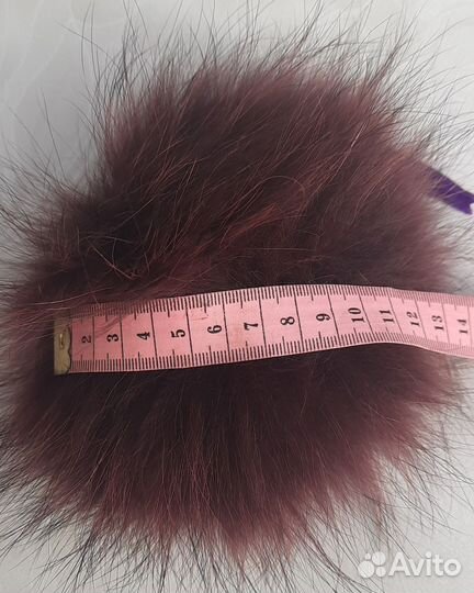 Меховые помпоны натуральные