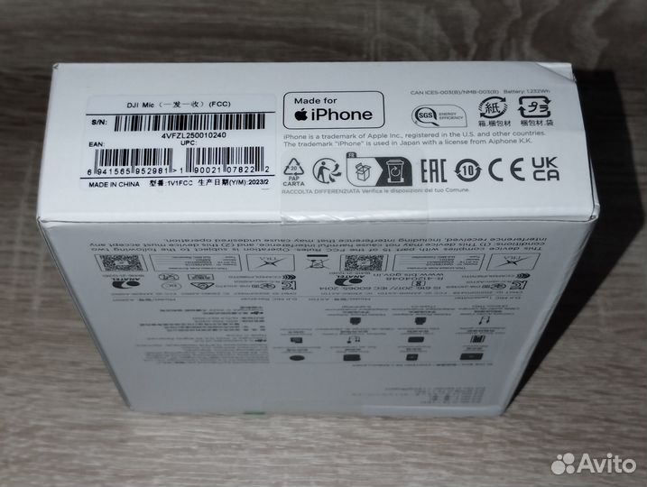 DJI Mic R1T1 (1 микрофон) Радиосистема (новая)