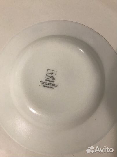 Тарелки из опалового стекла