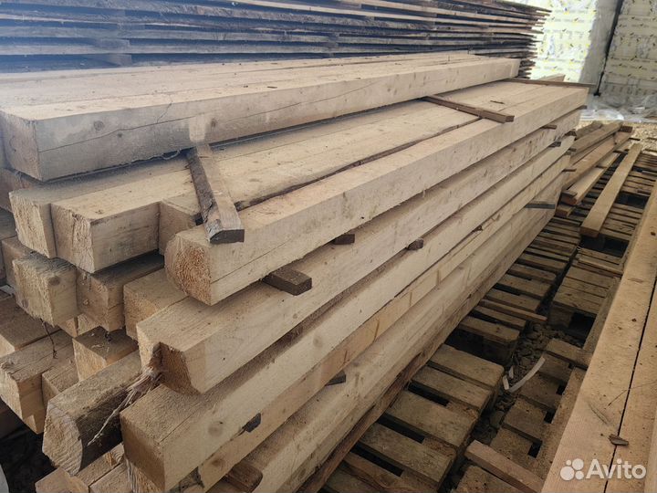 Доска обрезная 25х150х6000 3 сорт и брус