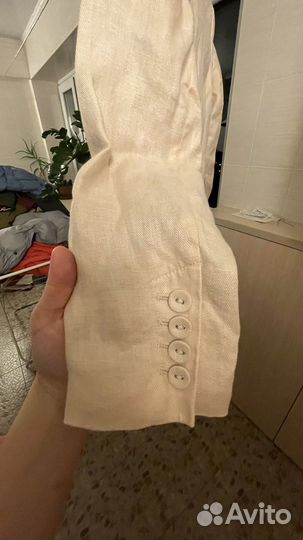 Пиджак льняной H&M