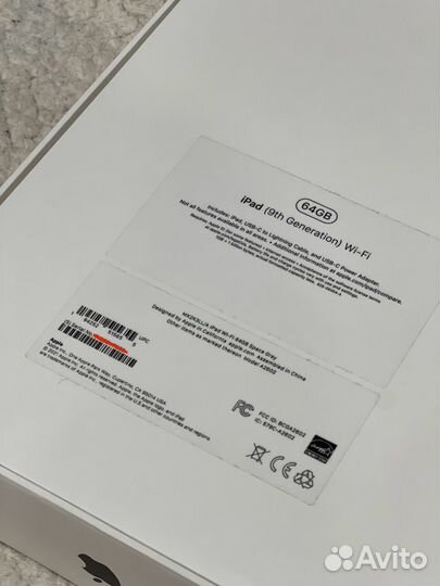 Планшет Apple iPad 2021 64Gb (9th generation)