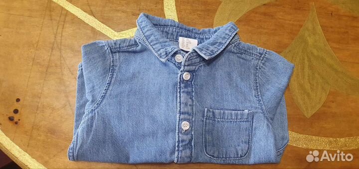 Джинсовая рубашка H&M для мальчика