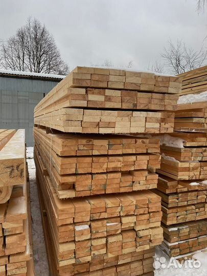 Доска обрезная 50х100х6000мм с доставкой