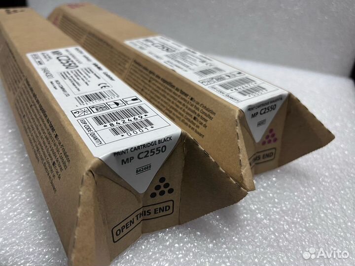 Оригинальные картриджи Ricoh 842059, 842057