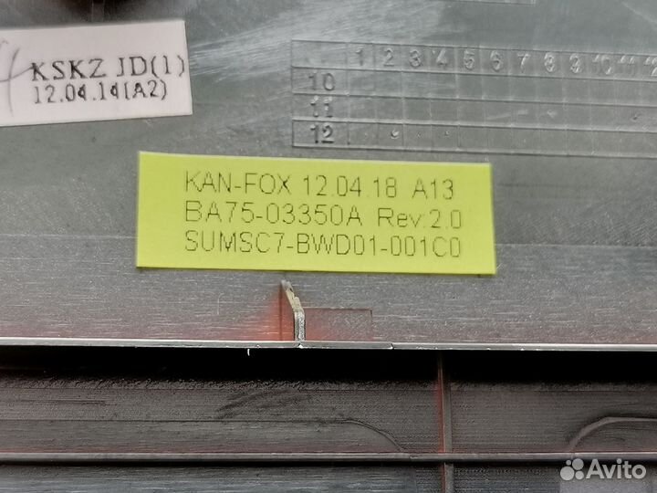 Поддон samsung np300e7a 17.3