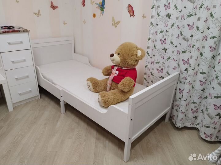 Кровать растущая Икеа Лёксвик