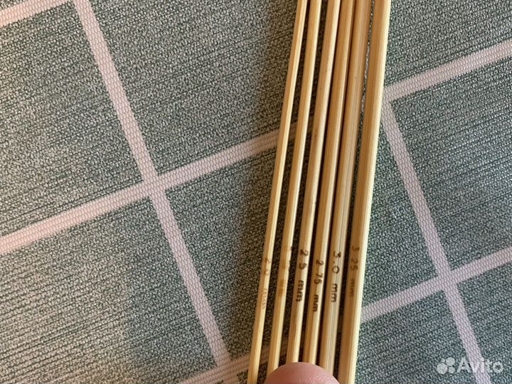 Набор круговых спиц бамбуковых