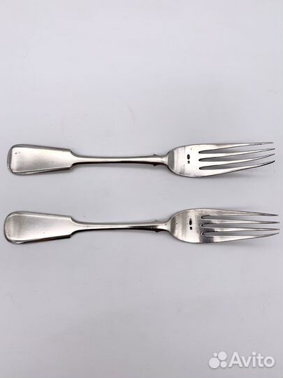 2 вилки столовых 5 Артель серебро 84 проба
