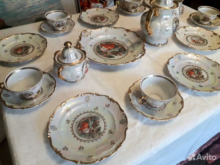 Сервиз чайный Мадонна Sonneberg 1954 г