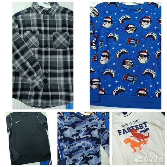 Вещи пакетом на мальчика 134-140