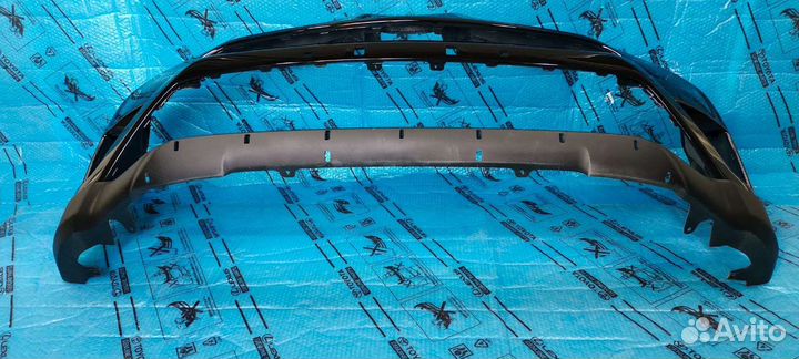 Бампер передний Рав 4 черный в идеале 2015-2019