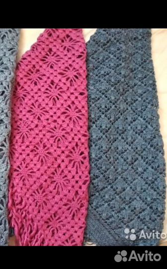 Платок ручной вязки