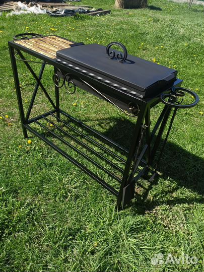 Мангал в стиле лофт