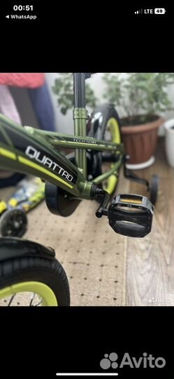 Велосипед новый quattro 14