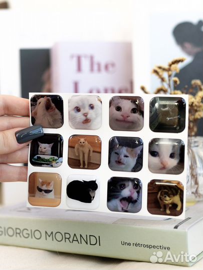 Стикеры объемные