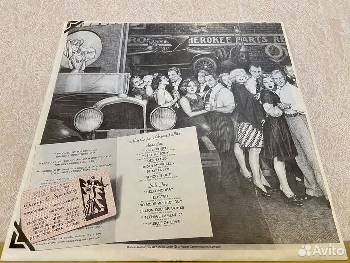 Alice Cooper – Greatest Hits (LP, Germany, 1974)