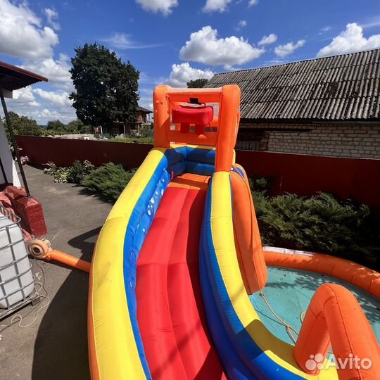 Детский батут с бассейном