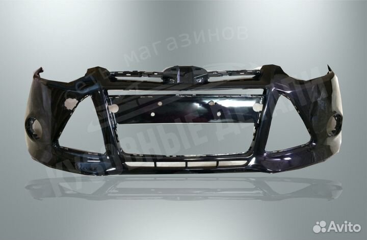 Бампер передний Форд Фокус 3 в цвет