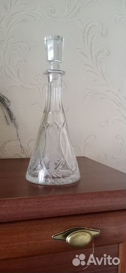 Графин хрустальный богемия