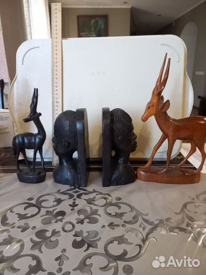 Статуэтка черное дерево Африка разные
