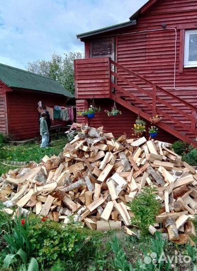 Дрова любые сухие в укладку качественные