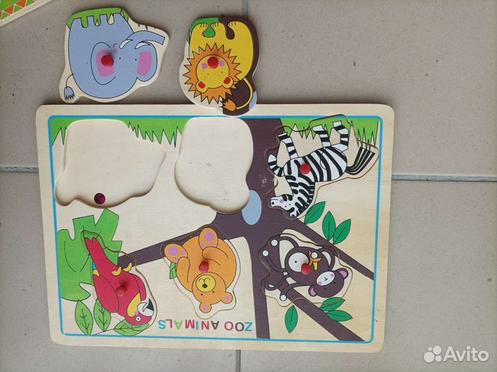 Пазлы деревянные