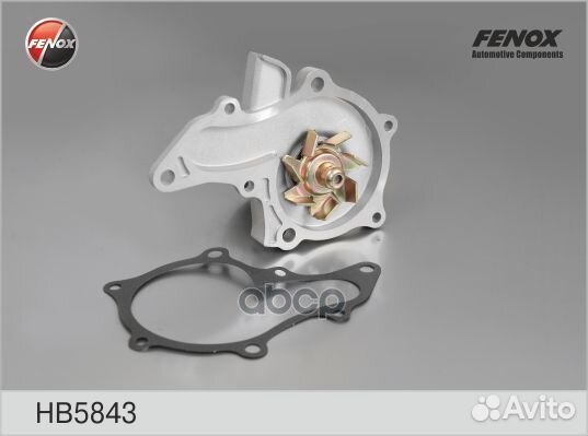 Насос водяной toyota avensis (4AFE), corolla (E