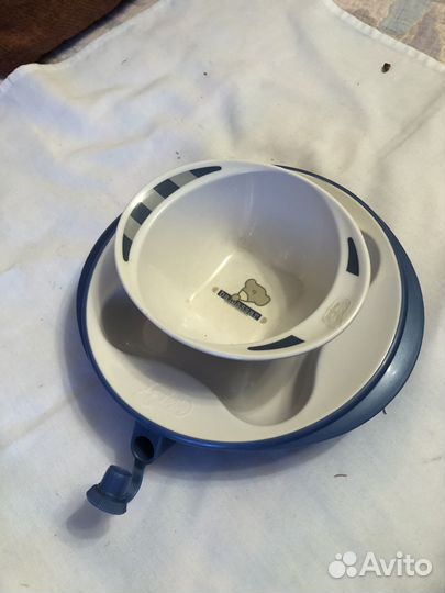 Комплект детской посуды с подогревом bebe confort