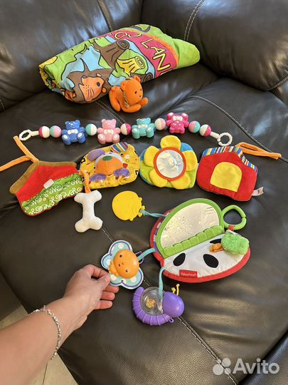 Детские одеяло, подушка, игровой коврик