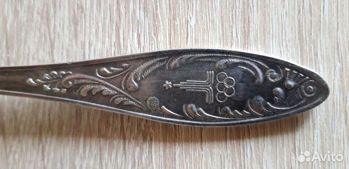 Вилка (мельхиор) с символикой 