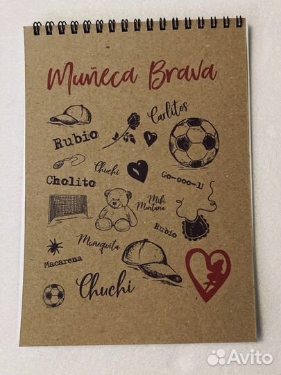 Блокнот ручной работы «Дикий ангел»