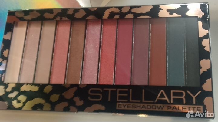 Stellary. новый.Набор теней д.век 12цветов