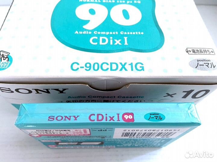 Аудиокассеты кассеты Sony CDix I 90 - 1999 г