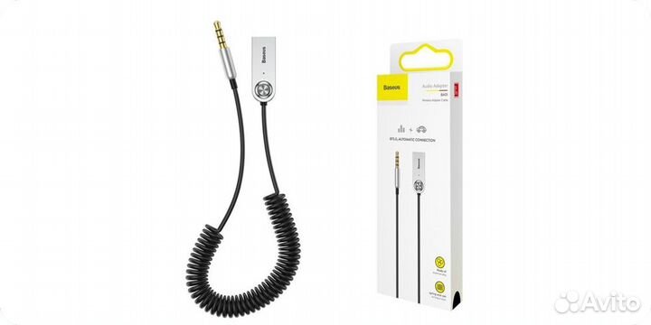 Переходник с aux на bluetooth Baseus (caba01-01)