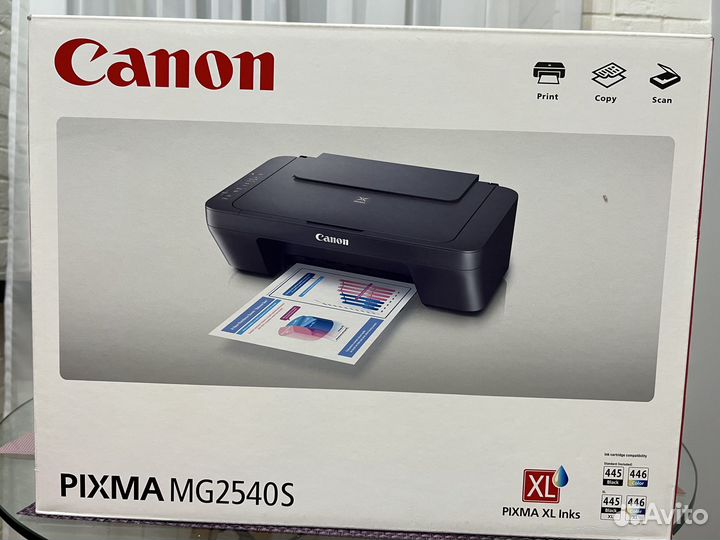 Мфу струйное Canon pixma MG2540S, цветн., A4