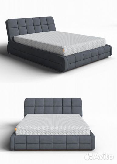 Кровать двухспальная бу 180 200 без матраса