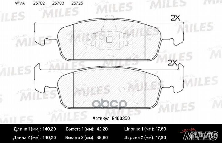 Колодки тормозные renault logan II/sandero II 1