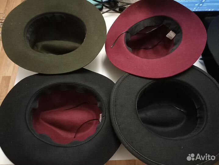 Шляпы 4 штуки. 1 берет и 1 кепка