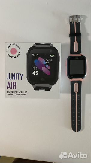 Детские смарт часы junity AIR с телефоном, розовые