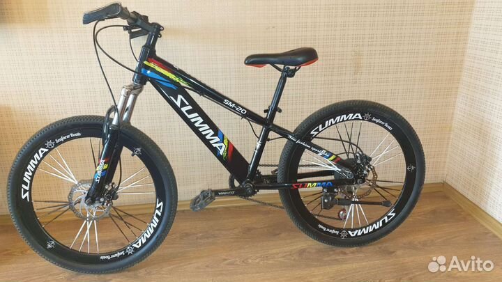 Велосипед подростковый 24 колёса, рама алюминий