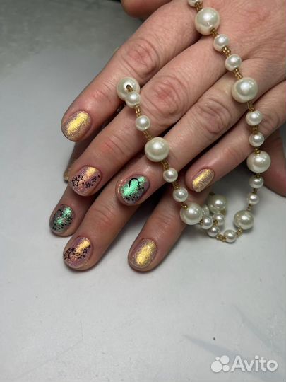 Маникюр с покрытием гель лак Педикюр