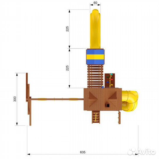 Детский игровой комплекс Fort-5