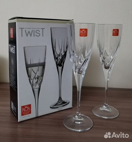 Набор бокалов twist для шампанского